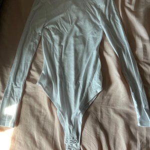 Women's Cotton On white scoop back long sleeve bodysuit size XS